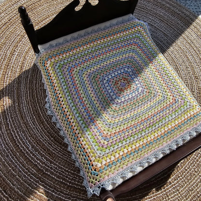 Cotton Dollhouse Bedspread Scale 1:12 – Crochet Miniature for Collectors